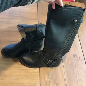 Mossimo size 7 black tall boots